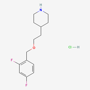 4-{2-[(2,4-Difluorobenzyl)oxy]ethyl}piperidine hydrochloride