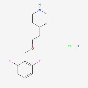 4-{2-[(2,6-Difluorobenzyl)oxy]ethyl}piperidine hydrochloride
