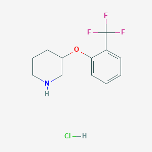 3-[2-(Trifluoromethyl)phenoxy]piperidine hydrochloride