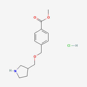 Methyl 4-[(3-pyrrolidinylmethoxy)methyl]benzoate hydrochloride