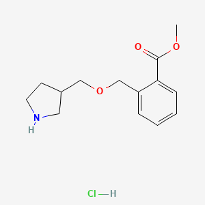 Methyl 2-[(3-pyrrolidinylmethoxy)methyl]benzoate hydrochloride
