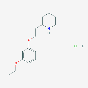 2-[2-(3-Ethoxyphenoxy)ethyl]piperidine hydrochloride