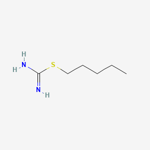 molecular formula C6H14N2S B13975957 S-Pentylisothiourea CAS No. 20267-74-7
