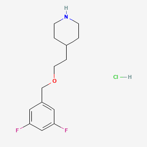 4-{2-[(3,5-Difluorobenzyl)oxy]ethyl}piperidine hydrochloride