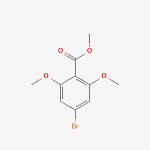 molecular formula C10H11BrO4 B13975985 Methyl 4-bromo-2,6-dimethoxybenzoate CAS No. 81574-70-1