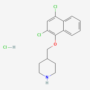 2,4-Dichloro-1-naphthyl 4-piperidinylmethyl ether hydrochloride