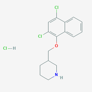 2,4-Dichloro-1-naphthyl 3-piperidinylmethyl ether hydrochloride