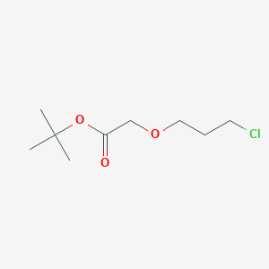 molecular formula C9H17ClO3 B13976037 tert-Butyl 2-(3-chloropropoxy)acetate 