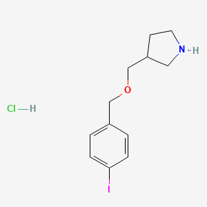 4-Iodobenzyl 3-pyrrolidinylmethyl ether hydrochloride