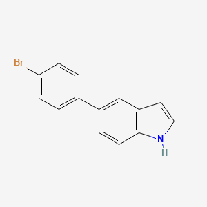 molecular formula C14H10BrN B13976069 5-(4-bromophenyl)-1H-indole 