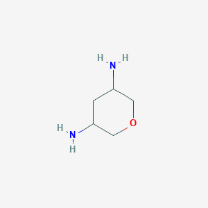 molecular formula C5H12N2O B13976119 cis-Tetrahydropyran-3,5-diamine 