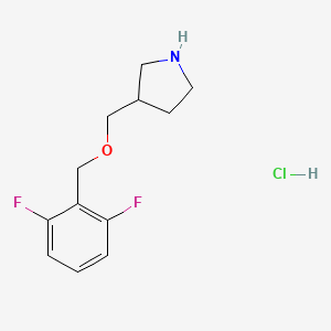 3-{[(2,6-Difluorobenzyl)oxy]methyl}pyrrolidine hydrochloride