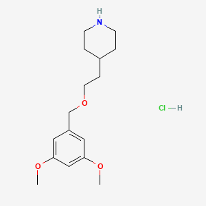 4-{2-[(3,5-Dimethoxybenzyl)oxy]ethyl}piperidine hydrochloride