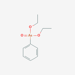 molecular formula C10H15AsO3 B13976187 Phenylarsonic acid diethyl ester CAS No. 37907-80-5
