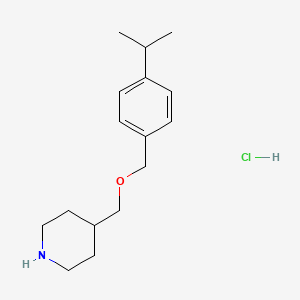 4-{[(4-Isopropylbenzyl)oxy]methyl}piperidine hydrochloride