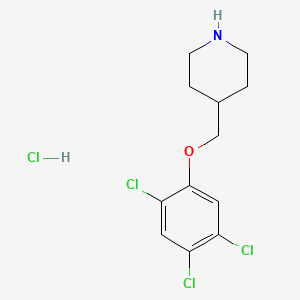 4-[(2,4,5-Trichlorophenoxy)methyl]piperidine hydrochloride