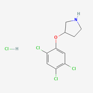 3-(2,4,5-Trichlorophenoxy)pyrrolidine hydrochloride