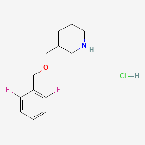 3-{[(2,6-Difluorobenzyl)oxy]methyl}piperidine hydrochloride