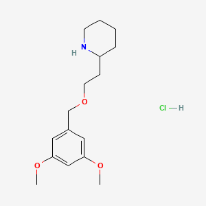 2-{2-[(3,5-Dimethoxybenzyl)oxy]ethyl}piperidine hydrochloride