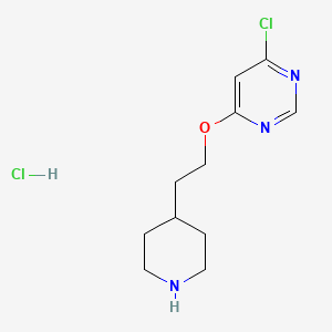 6-Chloro-4-pyrimidinyl 2-(4-piperidinyl)ethyl ether hydrochloride