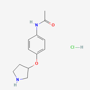 N-[4-(3-Pyrrolidinyloxy)phenyl]acetamide hydrochloride