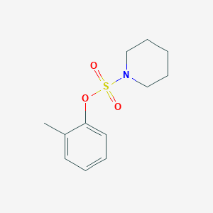 molecular formula C12H17NO3S B13976548 2-Methylphenyl piperidine-1-sulfonate CAS No. 61580-60-7