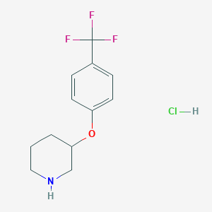3-[4-(Trifluoromethyl)phenoxy]piperidine hydrochloride