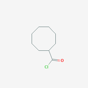 molecular formula C9H15ClO B13976557 Cyclooctanecarbonyl chloride CAS No. 73093-24-0