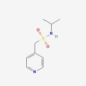 molecular formula C9H14N2O2S B13976582 N-isopropyl-1-(pyridin-4-yl)methanesulfonamide 