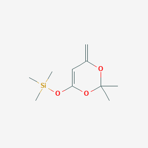 molecular formula C10H18O3Si B13976610 Sqsrjgigiqcygy-uhfffaoysa- 