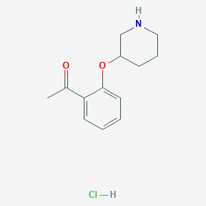 1-[2-(3-Piperidinyloxy)phenyl]-1-ethanone hydrochloride