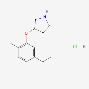 3-(5-Isopropyl-2-methylphenoxy)pyrrolidine hydrochloride