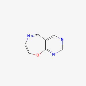 molecular formula C7H5N3O B13976656 Pyrimido[5,4-F][1,4]oxazepine CAS No. 574003-58-0
