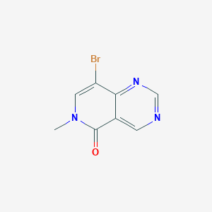 molecular formula C8H6BrN3O B13976696 8-Bromo-6-methylpyrido[4,3-d]pyrimidin-5-one 