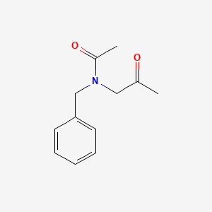 molecular formula C12H15NO2 B13976775 N-benzyl-N-(2-oxopropyl)acetamide CAS No. 61357-16-2