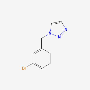 molecular formula C9H8BrN3 B13976782 1-(3-Bromobenzyl)-1H-1,2,3-triazole 