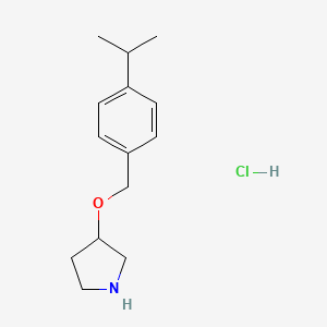 3-[(4-Isopropylbenzyl)oxy]pyrrolidine hydrochloride