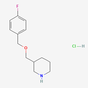 3-(4-Fluoro-benzyloxymethyl)-piperidine hydrochloride