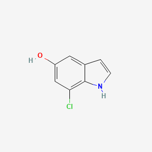 molecular formula C8H6ClNO B13976898 7-chloro-1H-indol-5-ol 