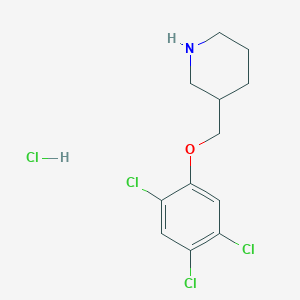3-[(2,4,5-Trichlorophenoxy)methyl]piperidine hydrochloride