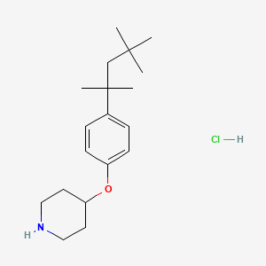 4-[4-(1,1,3,3-Tetramethylbutyl)phenoxy]piperidine hydrochloride