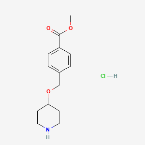 Methyl 4-[(4-piperidinyloxy)methyl]benzoate hydrochloride