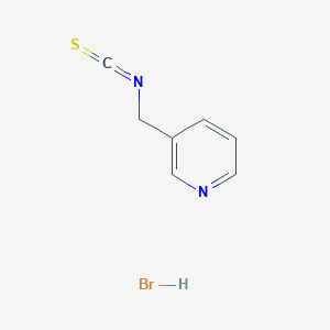 molecular formula C7H7BrN2S B139770 3-Picolyl isothiocyanate hydrobromide CAS No. 147342-57-2