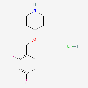 4-[(2,4-Difluorobenzyl)oxy]piperidine hydrochloride
