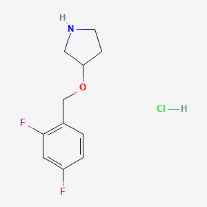 3-[(2,4-Difluorobenzyl)oxy]pyrrolidine hydrochloride