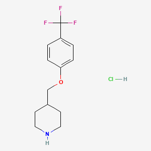 4-{[4-(Trifluoromethyl)phenoxy]methyl}piperidine hydrochloride