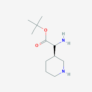 molecular formula C11H22N2O2 B13977084 (R)-3-(BOC-Aminomethyl) Piperidine 