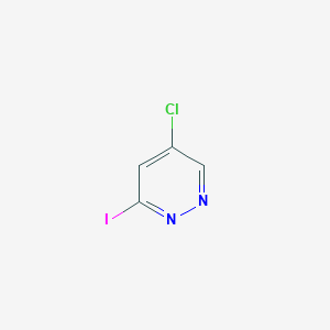 molecular formula C4H2ClIN2 B13977208 5-Chloro-3-iodopyridazine 