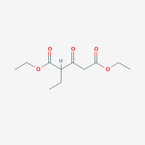 molecular formula C11H18O5 B13977225 Diethyl 2-ethyl-3-oxopentanedioate CAS No. 16631-50-8