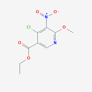Ethyl 4-chloro-6-methoxy-5-nitropyridine-3-carboxylate